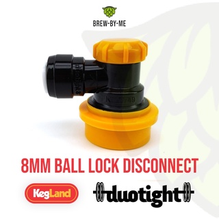 ภาพหน้าปกสินค้าใหม่ Ball Lock Keg Disconnect (Black + Yellow/Liquid) x Duotight 8mm หรือ 9.5mm หัวต่อ สายเครื่องดื่ม ทำเบียร์ ที่เกี่ยวข้อง