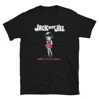 เสื้อยืดโอเวอร์ไซส์มาใหม่ เสื้อยืดลําลอง แขนสั้น คอกลม พิมพ์ลาย Jack Off Jill Daddys Little Cannibal Explicit Riot Girl