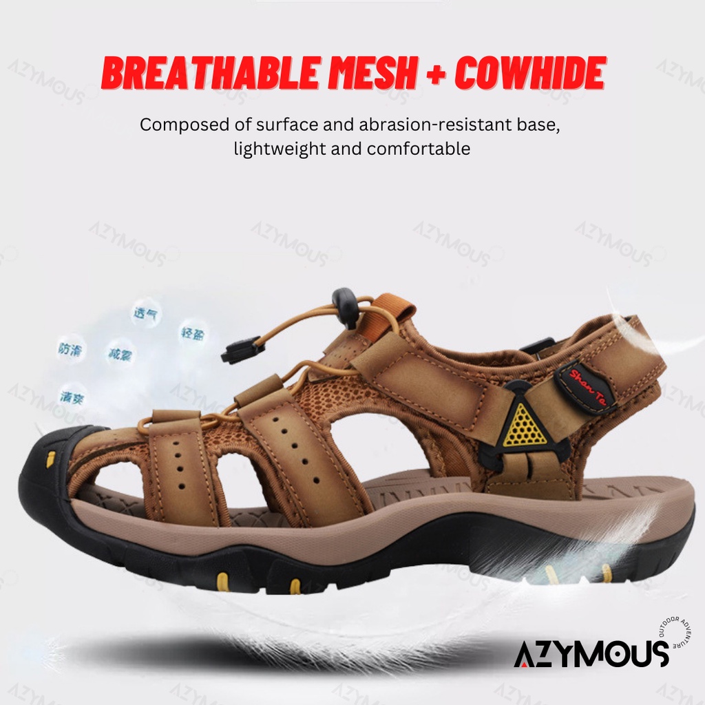 รองเท้ารัดส้นลุยน้ำแห้งไว-ระบายอากาศดี-น้ำหนักเบา-เดินป่า-ตั้งแคมป์-azymous-outdoor-urban-sandals