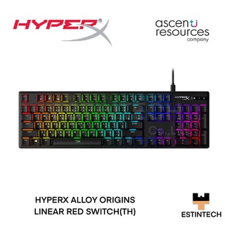 Keyboard (คีย์บอร์ด) HyperX Alloy Origins Linear RED Switch (TH) ของใหม่ประกัน 2ปี