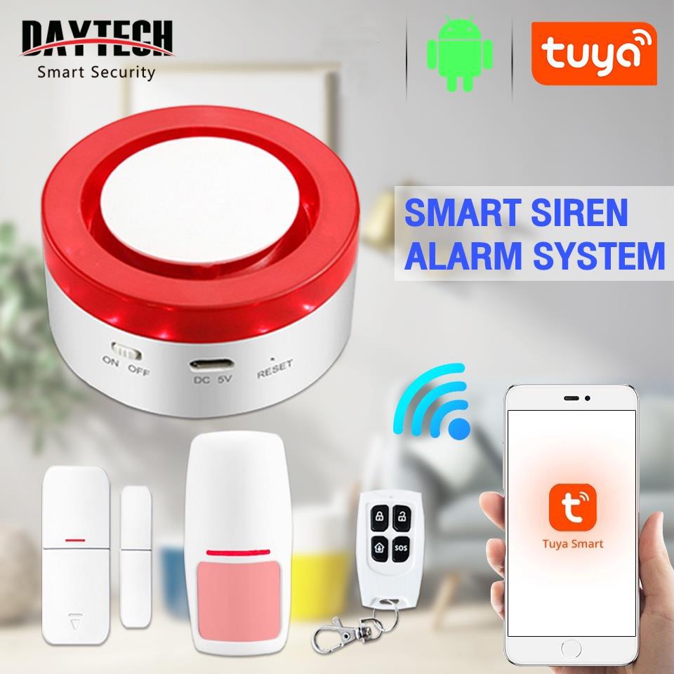 ส่งไวจากไทย-daytech-home-security-alarm-system-ระบบเตือนภัยบ้านไร้สาย-wifi-สมาร์ทไซเรน-tuya-app-ควบคุม-wifi07