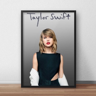 โปสเตอร์โลหะดีบุก พิมพ์ลาย Taylor Swift Music สําหรับตกแต่งบ้าน