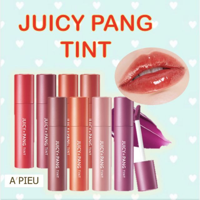 Apieu พร้อมส่ง Juicy Pang Lip Tint ลิปทิ้น จุยซี่แพง แท้ เกาหลี Shopee Thailand