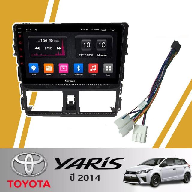 จอแอนดรอยด์ IPS 10 นิ้ว พร้อม หน้ากากวิทยุ TOYOTA YARIS ปี 2014 (TK018) l ANDROID l WIFI l BLUETOOTH + (กล้องมองหลัง)