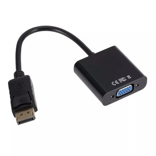 DP TO VGA Video Adapter 1080 P Thunderbolt ชายจอแสดงผลพอร์ต VGA หญิงสาย DisplayPort ถึง VGA DLLE DP ADAPTER