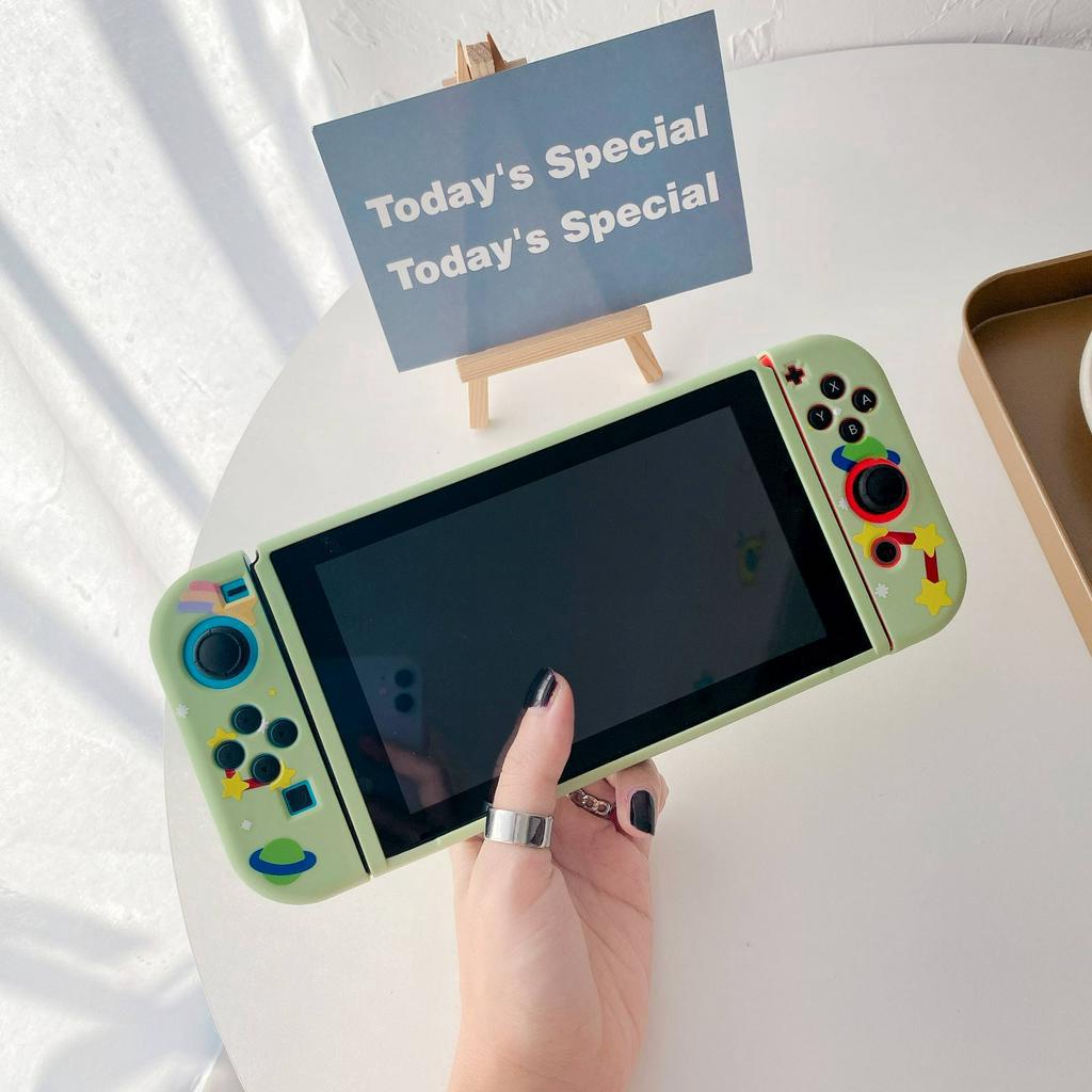 เคสซิลิโคนลายการ์ตูนจรวดสําหรับ-nintendo-switch