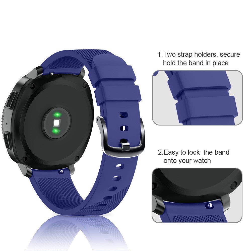 สายนาฬิกาข้อมือซิลิโคนสำหรับ-garmin-vivoactive-3-forerunner-645-245-m-sport-wirst-band