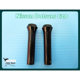 NISSAN DATSUN 620 DOOR LOCK BOTTON LH&amp;RH SET PAIR "BLACK"   // ปุ่มล็อคประตูรถ ซ้ายขวา (เฉพาะปุ่ม) "สีดำ" สินค้าคุณภาพดี