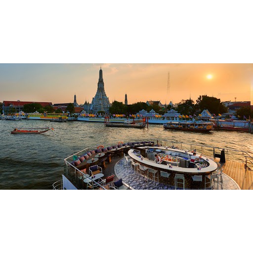 ภาพหน้าปกสินค้าล่องเรือ เจ้าพระยา SAFFRON CRUISE อาหาร 4 course ของ Banyan Tree Bangkok ขึ้นเรือที่ ICON SIAM exp 31MAY23 จากร้าน varinpatt บน Shopee