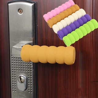 1Pcs Home Decor ที่จับประตูพลาสติกโฟม EVA สีเขียวกาแฟประตู KNOB COVER ปฏิบัติ Static-ฟรีเด็กความปลอดภัย Protective