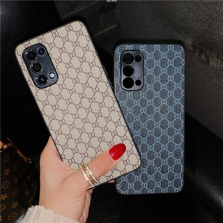 เคส-For OPPO Reno 5 A74 A94 A15 A93  Reno 4 A53 A31 A12 A73 A92 A52 F7 A91 A5 2020 Reno 2f F11 pro A7 A73 Reno 2 A3S F9 F7 F5 A5S A9 2020 Luxury Leather|XH