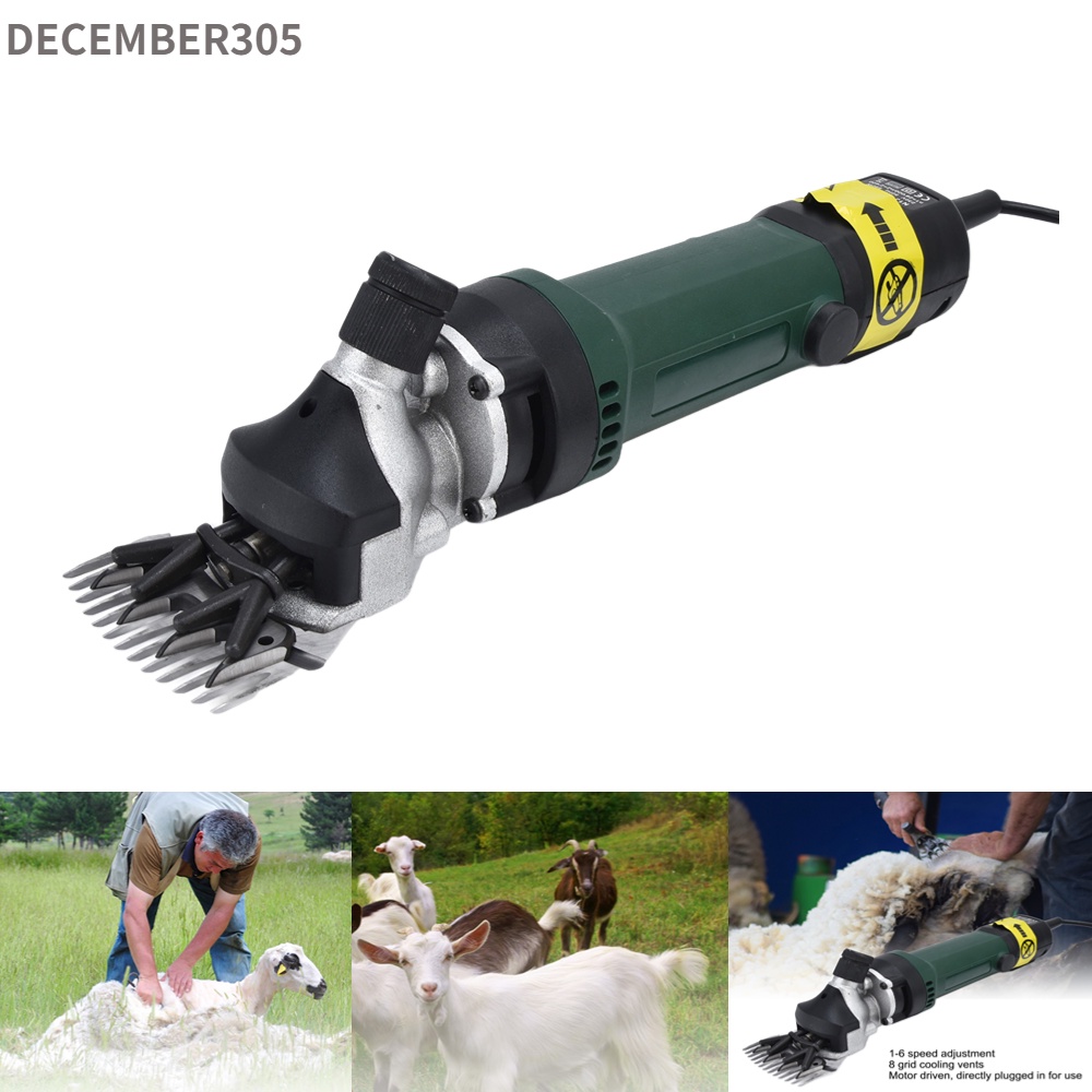 december305-690w-electric-sheep-shears-1-6-speed-adjustable-2400r-min-wool-grooming-clipper-farm-accessory