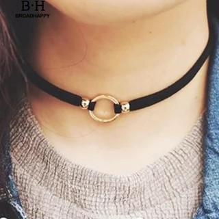 👍broadhappy🔥จี้เล็ก ๆ กำมะหยี่กำมะหยี่เค้นคอสร้อยคอผู้หญิงโกธิค  choker