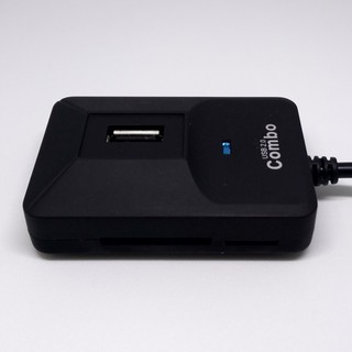 USB Hub Combo Memory Card Reader ขยายพอร์ต 3 Port อ่านการ์ดได้หลากหลาย