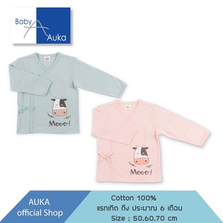 Auka เสื้อป้ายแขนยาว Collection Auka Mooo (Basic)