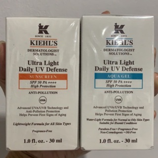 💯KIEHLS Ultra Light Daily UV Defense SPF 50 PA++++ Anti-Pollution ขนาด 30 มล.60มล