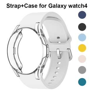 ภาพหน้าปกสินค้าสายนาฬิกาข้อมือซิลิโคน 20 มม. สําหรับ Samsung Galaxy Watch 4 classic 46 มม. 42 มม. Galaxy Watch4 44 มม. 40 มม. ที่เกี่ยวข้อง