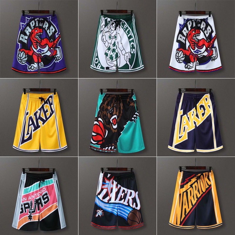 กางเกงบาสเกตบอล-logo-nba-ผ้านิ่ม-พร้อมส่ง