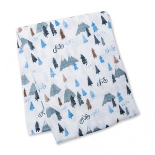 Lulujo ผ้าอ้อมมัสลินคอตตอน Cotton Muslin Swaddle -Mountain Top