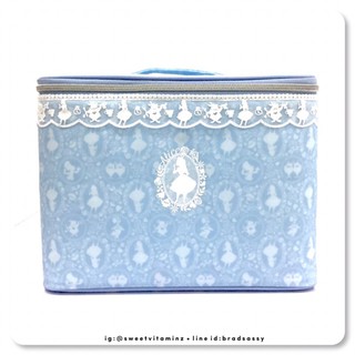 ▪️Cosmetic Bag Alice Afternoon Tea Limited Collection : กระเป๋าเครื่องสำอาง (สินค้าใหม่ ของแท้ จาก Disney Japan คร้า)