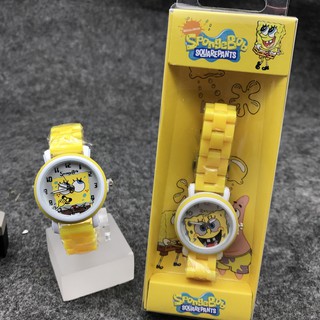ภาพหน้าปกสินค้าSpongeBob นาฬิกาข้อมือลายการ์ตูนสำหรับเด็ก ซึ่งคุณอาจชอบราคาและรีวิวของสินค้านี้