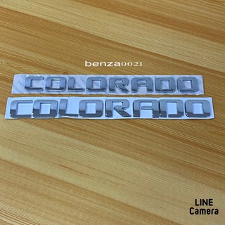 โลโก้* COLORADO ตัวอักษรแยก ( มี 2 ขนาด ) ราคาต่อชิ้น