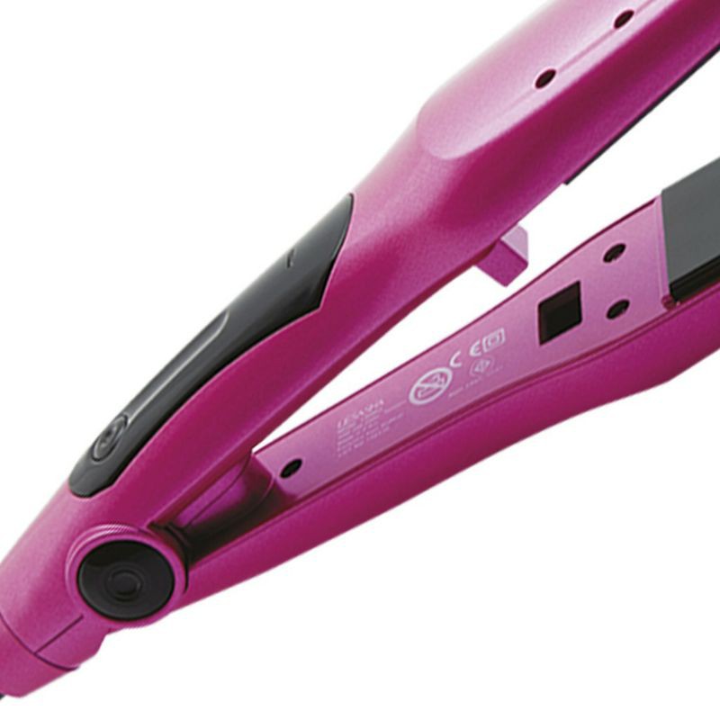 lesasha-เครื่องหนีบผมถนอมเส้มผม-wet-2-dry-pretty-pink-straightener-ls0953