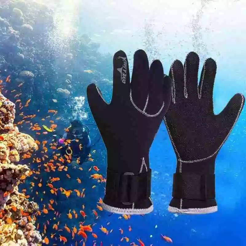 ถุงมือดำน้ำกันการแทก-3-mm-ถุงมือสำหรับดำน้ำ-diving-gloves-neoprene