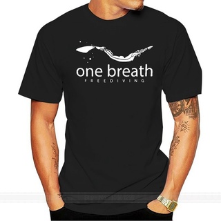 [S-5XL] เสื้อยืด พิมพ์ลายการ์ตูน One Breath Freediving Apnea สไตล์วินเทจ แฟชั่นเรโทร สําหรับผู้ชาย และผู้หญิง
