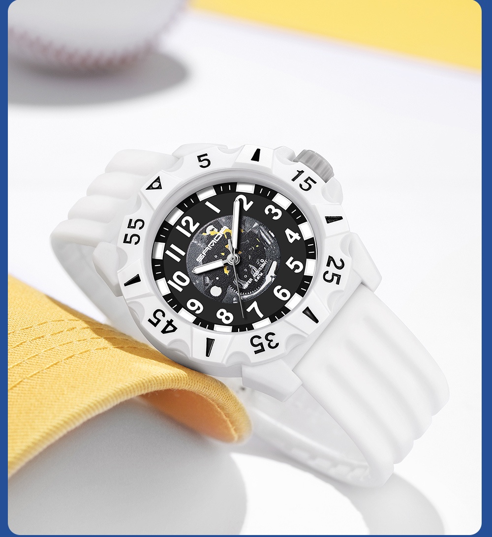 รูปภาพของ Sanda นาฬิกาข้อมือควอตซ์แฟชั่น กันน้ํา สไตล์สปอร์ต หรูหรา สําหรับบุรุษ