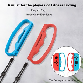 ภาพขนาดย่อของภาพหน้าปกสินค้าCTOY A Pair Grip Handle with Hand Straps Compatible with Nintend Switch Joy-Con Controller Gamepad Fitness Boxing Games Accessory จากร้าน toprctoy.th บน Shopee ภาพที่ 7