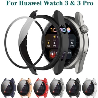 ภาพหน้าปกสินค้าเคสพีซีสําหรับ Huawei Watch 3 & 3 Pro ฟิล์มกระจกนิรภัยกันรอยหน้าจอ ซึ่งคุณอาจชอบสินค้านี้