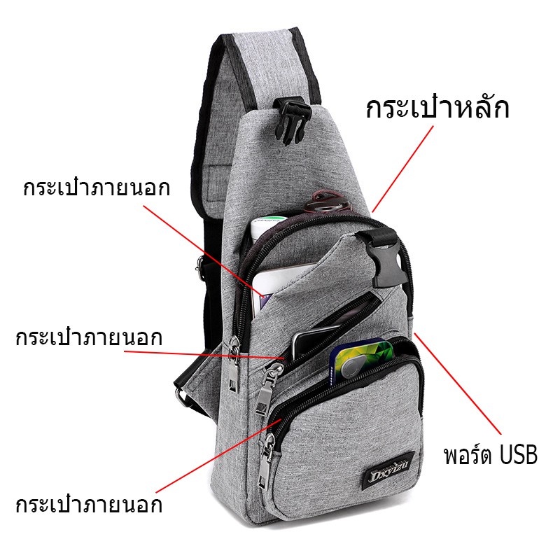 กระเป๋าคาดอกและสะพาย-สาย-usb-รุ่น-mcb05