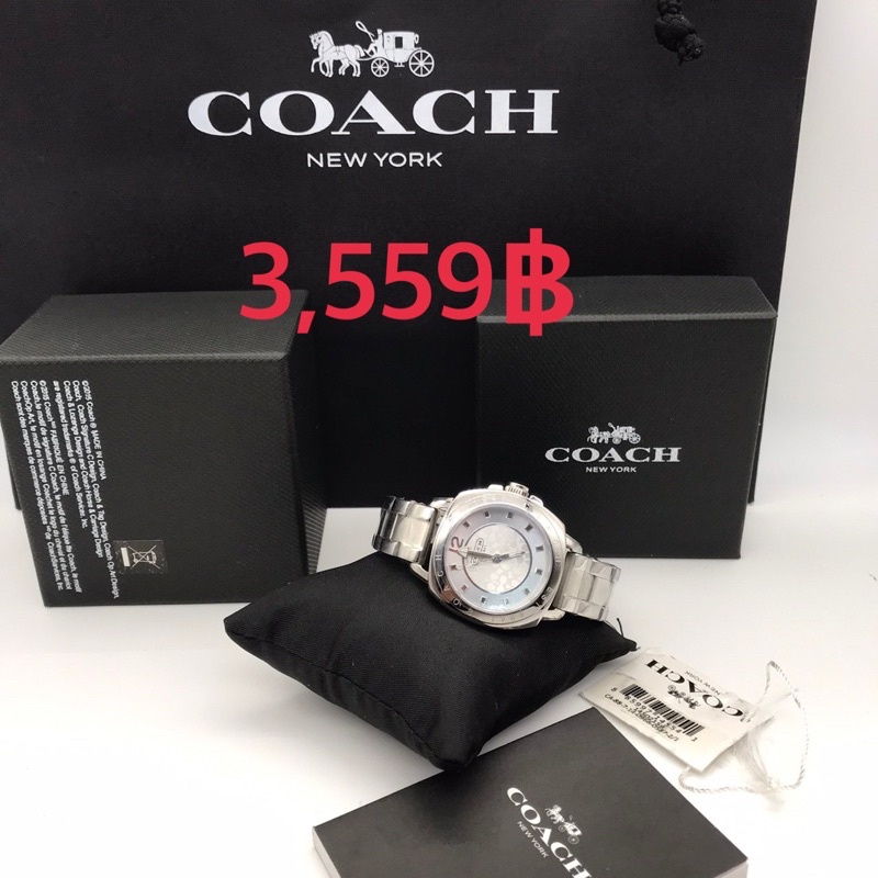 New Coach Watch 14501535 Pre-owned COACH Boyfriend Silver Tone Bracelet Watch  main image 3