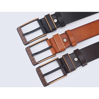 เข็มขัดผู้ชาย หัวเข็มขัดรมดำ (BV190)beltshop