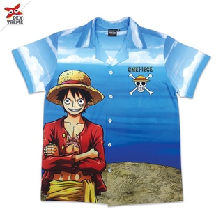 เสื้อฮาวายวันพีซ Hawaii shirt One Piece-1308 : Luffy