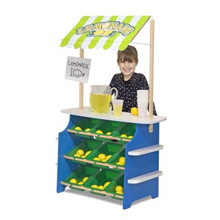 Melissa & Doug รุ่น 4070 Grocery Store / Lemonade Stand ชุดร้านซุปเปอร์ ขายผัก ขายผลไม้ เสริมสร้างการเล่นสวมบทบาท ด้านคว