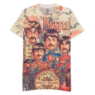 เสื้อวงร็อค🎊The Beatles.🎊คอฟิต‼️ทรงสวย‼️ผ้าบาง‼️สกรีนเต็ม‼️