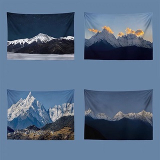 Mountain 🏔 fabric poster ผ้าลายภูเขาผ้าตกแต่งห้อง ผ้าแขวนผ้าม่าน โปสเตอร์ผ้า