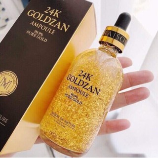 💥เซรั่มทองคำ 24K Goldzan Ampoule 99.9% Pure Gold By Skinature เซรั่มทองคำ 24K ขนาด 100ml.