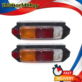 ชุดไฟท้าย +ขา ซ้าย+ขวา 2 ชิ้น Toyota  Land Cruiser FJ40 FJ45 HJ45 HJ47 BJ40 BJ42 ปี1961 - 1983