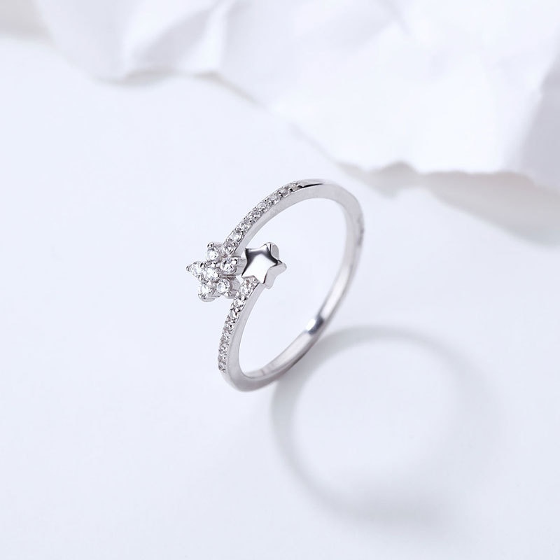 แหวนนิ้วชี้-รูปดาว-ปรับได้-เข้ากับทุกการแต่งกาย-สําหรับผู้หญิง