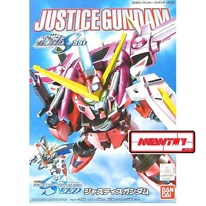 Bandai Modellino Gundam 268 Justice Gundam - Kit Di Montaggio In Plastica, Incastro E Colorato