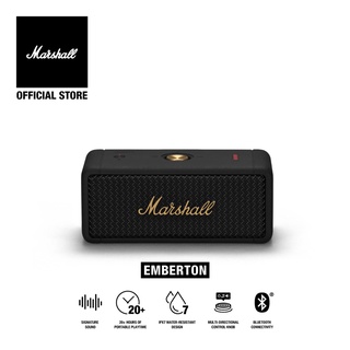 ภาพหน้าปกสินค้า🎵 Marshall Emberton Bluetooth Black - ลําโพงบลูทูธเบสหนัก [รับประกัน 1 ปี + ส่งฟรีทั่วไทย] ที่เกี่ยวข้อง
