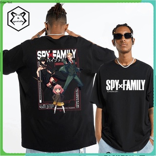 เสื้อยืดลําลอง แขนสั้น พิมพ์ลายกราฟฟิคอนิเมะ Spy X Family Anya Forger Yor Forger Loid Forger Bond Forger โอเวอร์ไซซ์ สํา