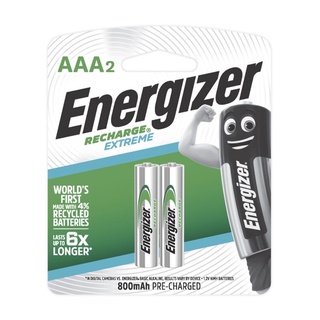 ถ่านชาร์จ energizer ขนาดAAA 1.2V ของแท้ แพค2ก้อน