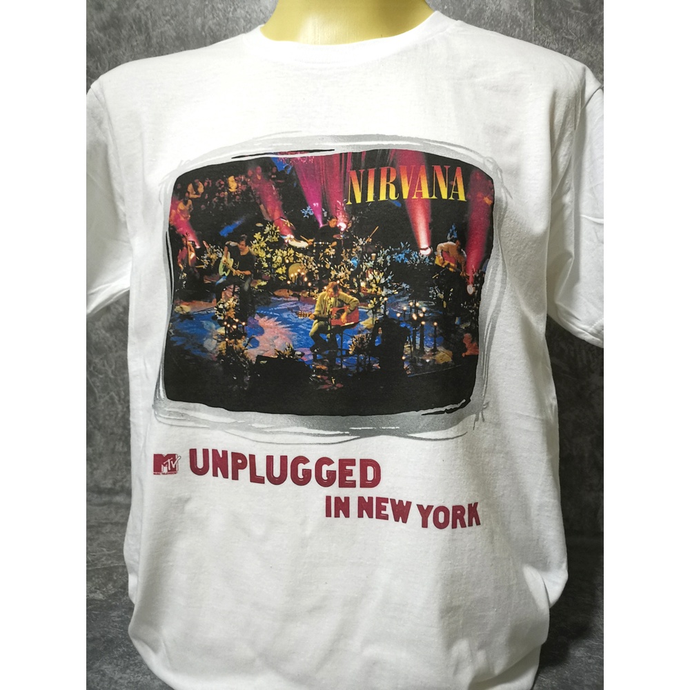 Kurt cobain unplugged outlet t shirt