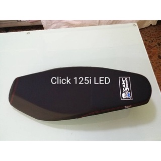 เบาะClick 125i LED หนังเรดเดอร์ ล้อมด้ายแดง ทรงหัวต่ำแคมป์บางเมือง/แคมป์บางเมืองช้อป