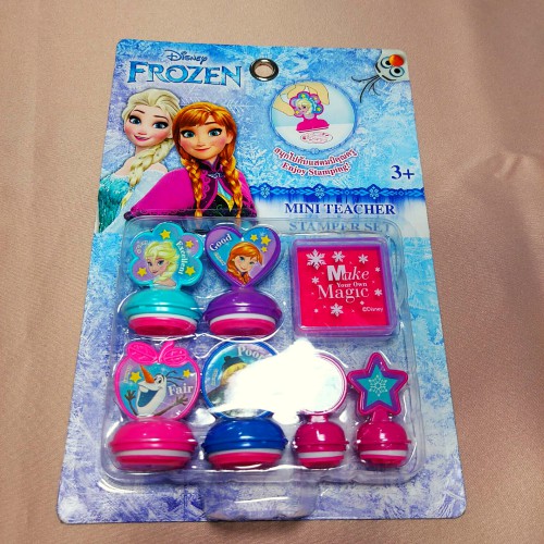 ตรายางคุณครู-ลายลิขสิทธิ์แท้-disney-marvel-doraemon-ราคาถูก-mini-teacher-stamper-set