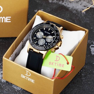 สินค้า 👑ใหม่ล่าสุด👑 นาฬิกา sk time รุ่น D21055G ของแท้ 💯% พร้อมกล่อง